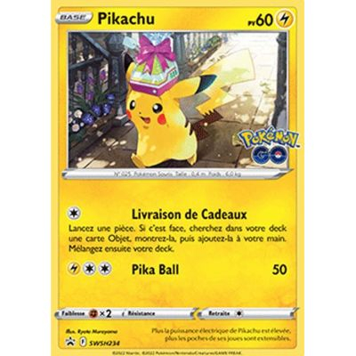 Cartes Spciales Pokmon Promo - Pokemon Epe & Bouclier - Pikachu - SWSH234- FR