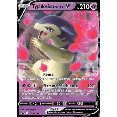 Cartes Spciales Pokmon Promo - Pokemon Epe & Bouclier - Typhlosion de Hisui V - SWSH237 - FR