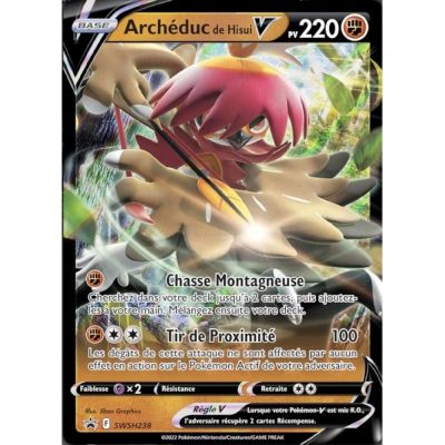 Cartes Spéciales Pokémon Promo - Pokemon Epée & Bouclier - Archéduc de Hisui V - SWSH238 - FR