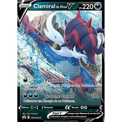 Cartes Spciales Pokmon Promo - Pokemon Epe & Bouclier - Clamiral de Hisui V - SWSH239 - FR