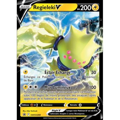 Cartes Spciales Pokmon Promo - Pokemon Epe & Bouclier - Regieleki V - SWSH280 - FR