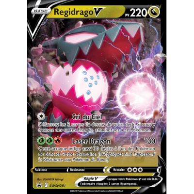 Cartes Spciales Pokmon Promo - Pokemon Epe & Bouclier - Regidraco V - SWSH281 - FR