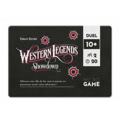 Jeu de Cartes Gestion Western Legends - Showdown