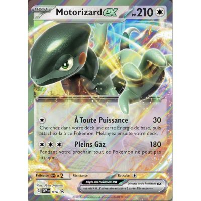Cartes Spciales Pokmon Promo - Pokemon Ecarlate & Violet - Motorizard EX - SVP-FR-018