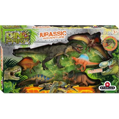   Starlux - Dino Park : Dinosaures Grand Coffret de 6 Dinosaures de Collection