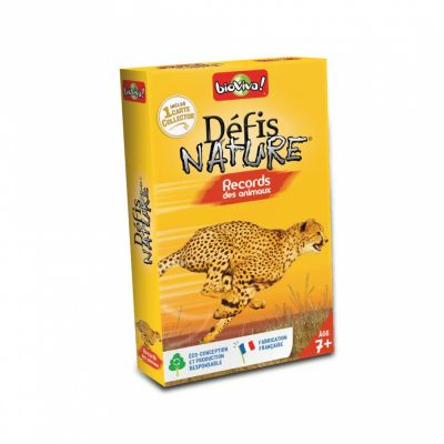 Jeu de Cartes Enfant Dfis Nature : Records des animaux