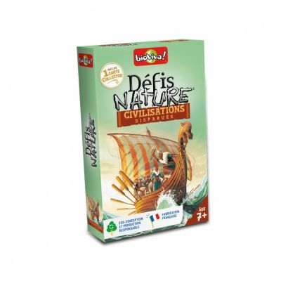 Jeu de Cartes Enfant Dfis Nature : Civilisations disparues