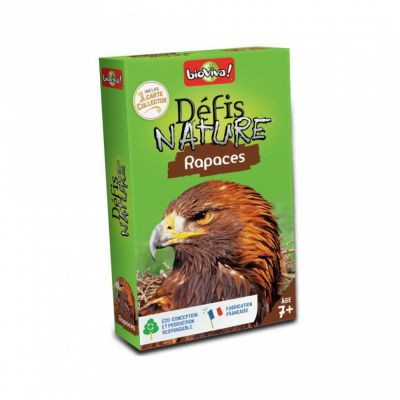 Jeu de Cartes Enfant Dfis Nature : Rapaces 