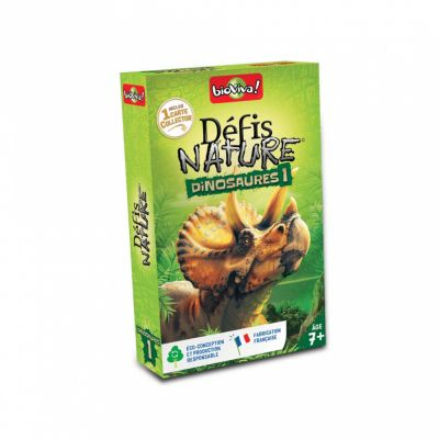 Jeu de Cartes Enfant Dfis Nature : Dinosaures 1