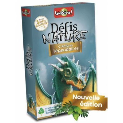 Jeu de Cartes Enfant Dfis Nature : Cratures Lgendaires