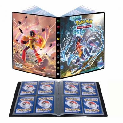 Portfolio A5 - 4 Cases Pokmon Faille Paradoxe : Carchacrok - A5 - 4 Cases