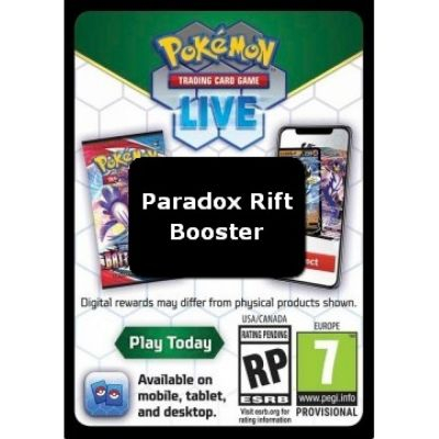 Cartes  Code Pokmon Lot De 20 Cartes  Code Pokemon Online - EV04 Faille Paradox