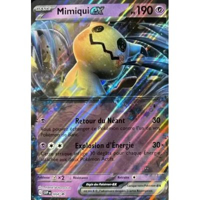 Cartes Spciales Pokmon Gante Jumbo - Mimiqui EX