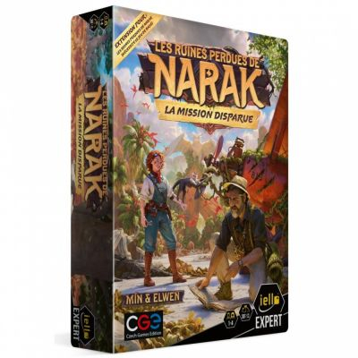 Jeu de Plateau Aventure Les Ruines perdues de Narak - Extension : La Mission Disparue