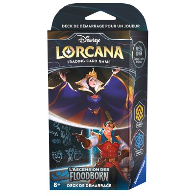 Deck de Demarrage Lorcana L'Ascension des Floodborn : Reine/Gaston