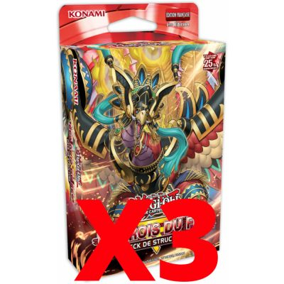 Decks de Structure Yu-Gi-Oh! Les Rois du Feu - Lot de 3