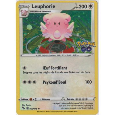 Cartes Spciales Pokmon Promo - Pokemon Epe & Bouclier - Leuphorie - GO 052 - FR