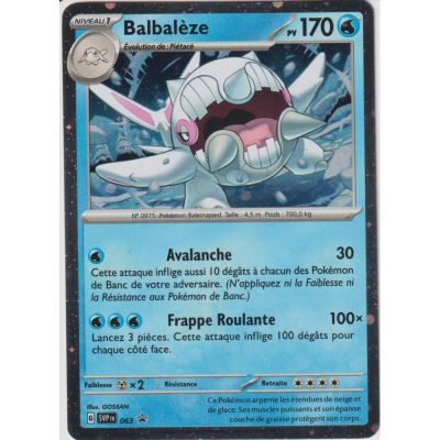 Cartes Spciales Pokmon Promo - Pokemon Ecarlate et Violet - Balbalze - SVP063 - FR