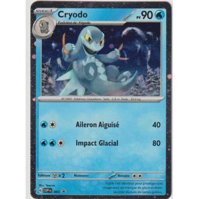 Cartes Spciales Pokmon Promo - Pokemon Ecarlate et Violet - Cryodo - SVP064 - FR