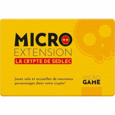 Jeu de Cartes Microgames Microgame - La Crypte de Sedlec - Micro Extension