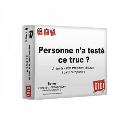 Jeu de Cartes Ambiance Personne n'a test ce truc