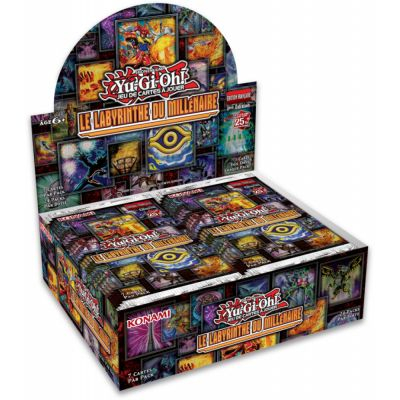 Boite de Boosters Franais Yu-Gi-Oh! Display de 24 boosters - Le Labyrinthe du Millnaire