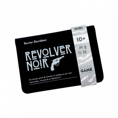 Jeu de Cartes Gestion Microgame - Revolver Noir