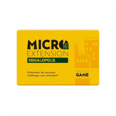 Jeu de Cartes Gestion Megalopolis - Micro Extension