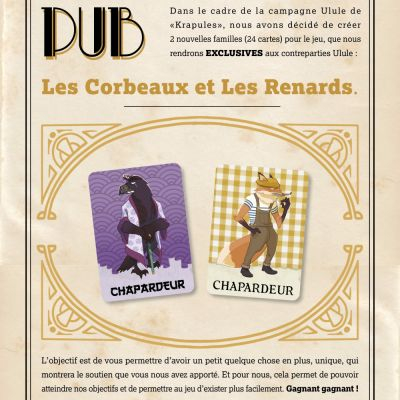 Bluff Ambiance Krapules - Corbeau & Renard (Goodies)