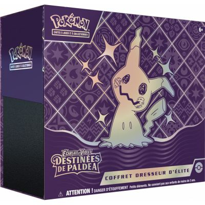 Coffret Pokmon EV4.5 Ecarlate et Violet - Destines de Paldea - Dresseur d'Elite