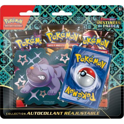 Tripack 3 Boosters Pokmon EV4.5 Ecarlate et Violet - Destines de Paldea : Grondogue