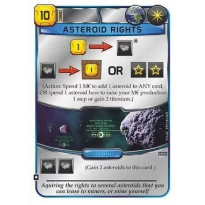 Gestion Terraforming Mars Terraforming Mars : Droits des Astroides