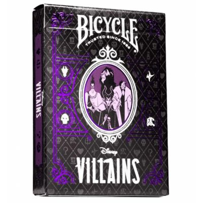 Jeu de Cartes  Bicycle Creatives - Disney Villains (Violet)
