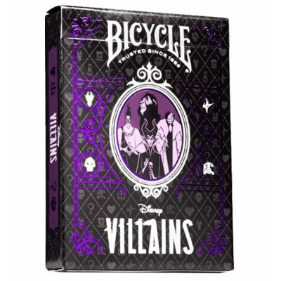 Jeu de Cartes Bicycle Bicycle Creatives - Disney Villains (Violet)