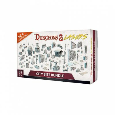 Jeu de Rle Figurine Dungeons & Lasers -  Dcors - City Bits Bundle