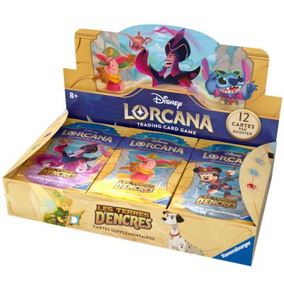 Boite de Boosters Franais Lorcana Display de 24 boosters : Les Terres d'Encres