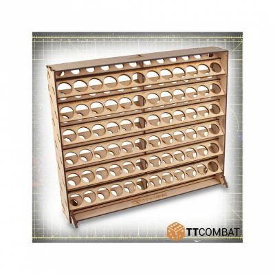   TTCombat & Vallejo Paint Rack 72