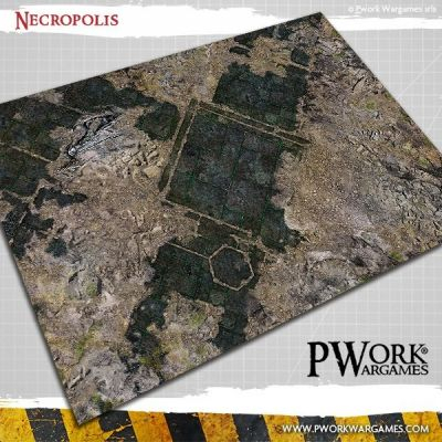 Tapis de Jeu Figurine Tapis de jeu noprne Necropolis 44x60"