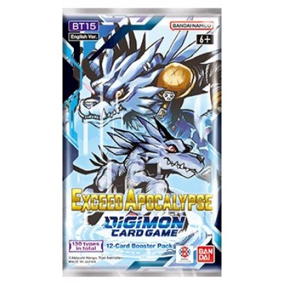 Booster Anglais Digimon Card Game Booster BT15 - Exceed Apocalypse
