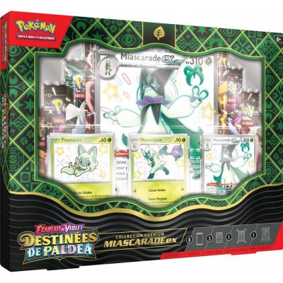 Coffret 8 Boosters Pokmon EV4.5 Ecarlate et Violet - Destines de Paldea - Collection Premium Miascarade EX