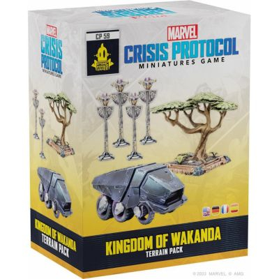 Figurine Marvel Crisis Protocol Marvel Crisis Protocol : Miniatures Game - Kingdom of Wakanda (Terrain Pack)