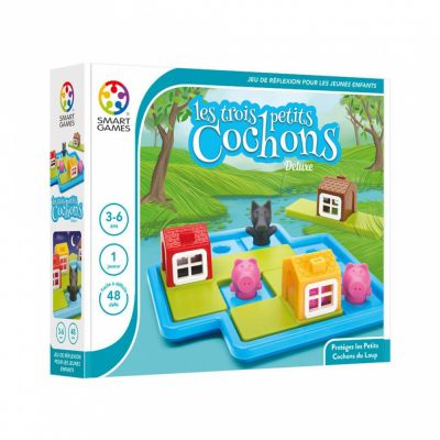 Rflxion Enfant Smart Games - Les trois petits cochons - Deluxe