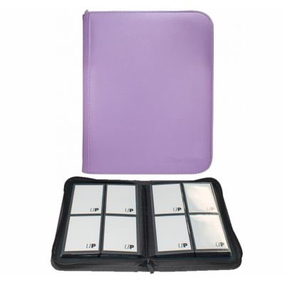 Portfolio  Portfolio zippé 4 cases Vivid - Violet - Ultra Pro