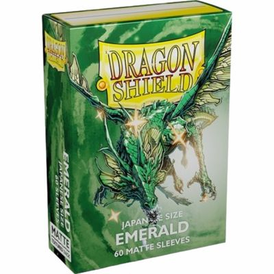 Protges Cartes Format JAP  Dragon Shield - 60 Japanese Sleeves Matte - Emerald