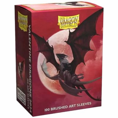 Protèges Cartes Standard  Brushed Art Sleeves - Valentine Dragons 2024