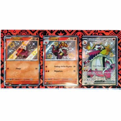 Presentoir de Cartes Pokmon Prsentoir - Pokemon EV4.5 - Starter Feu Chromatique