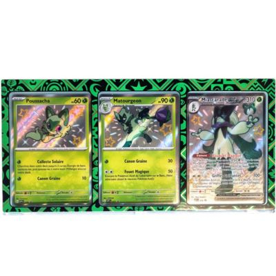 Presentoir de Cartes Pokmon Prsentoir - Pokemon EV4.5 - Starter Plante Chromatique