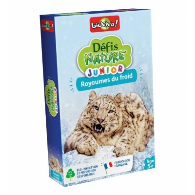 Jeu de Cartes Enfant Dfis Nature Junior : Royaumes du froid