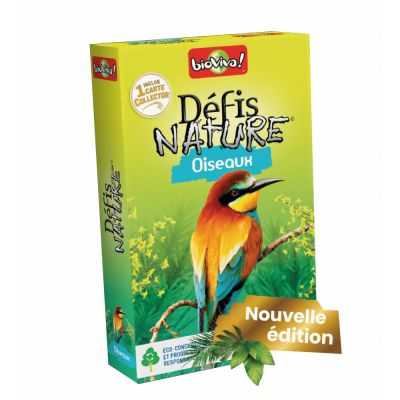 Jeu de Cartes Enfant Dfis Nature : Oiseaux