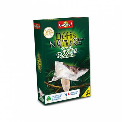 Jeu de Cartes Enfant Dfis Nature : Super pouvoirs des animaux